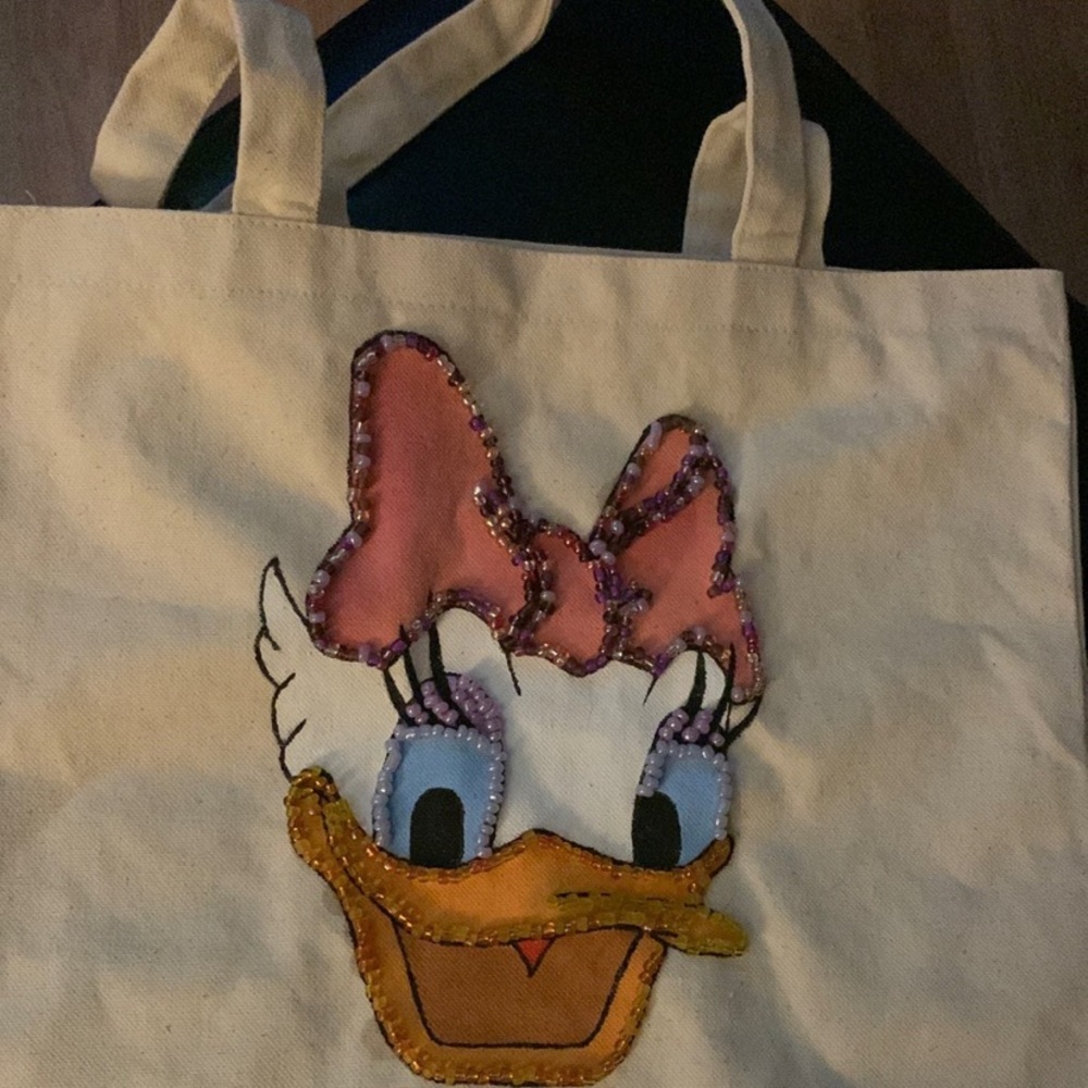 Handmade disney inspired tote bag